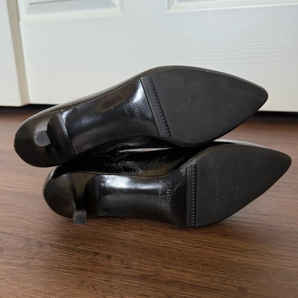 La Canadienne Women's Amely Patent Leather Kitten Heel Booties - Picture 5 of 5